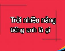 Tắm Nắng Tiếng Anh Là Gì